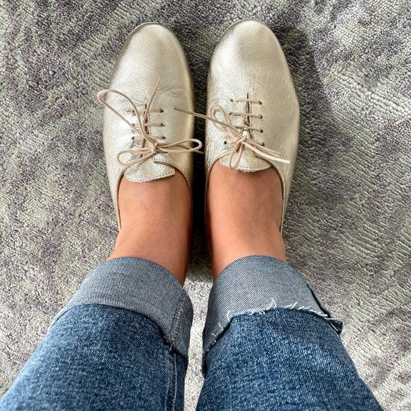 Intrend Leather Gold Ballet Flats US7.5 - Picture 10 of 10